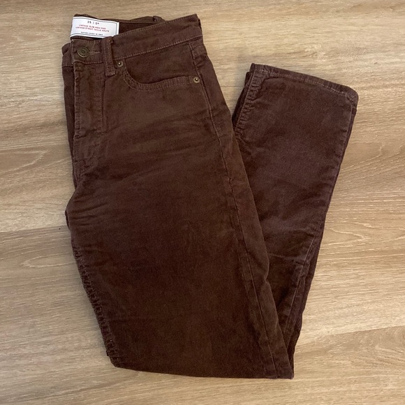 Gap Slim-fit Cropped High Rise Cords - Picture 2 of 10